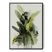 Abstract Banana Leaf