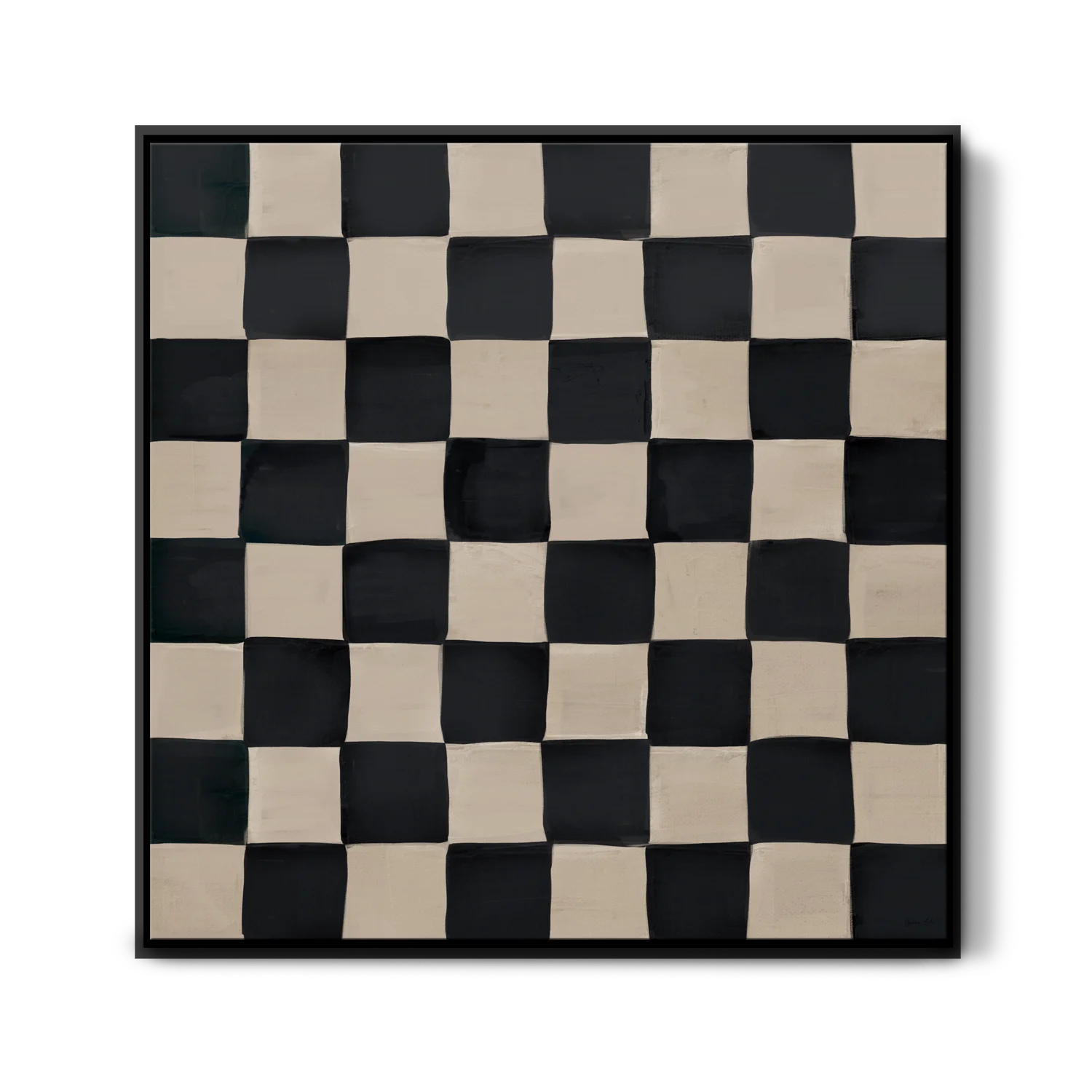 Black & Neutral Checkerboard
