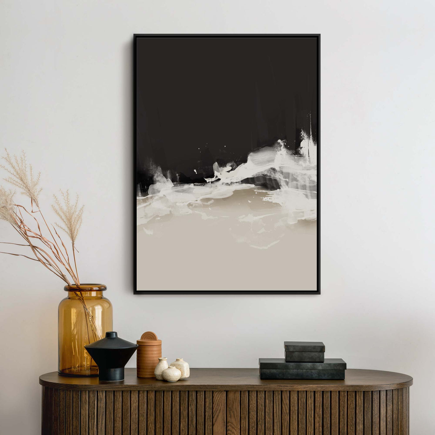 Wild Side Abstract Seascape Canvas Art