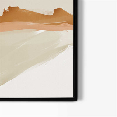 Abstract Desert Landscape Framed Canvas Set
