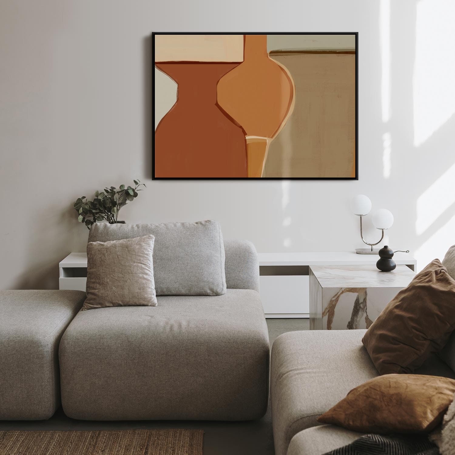 Green Lili As You Are Abstract Canvas Art