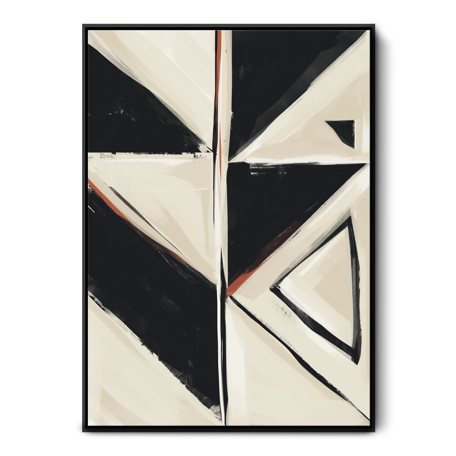 Green Lili Small / Black Aztec Shapes