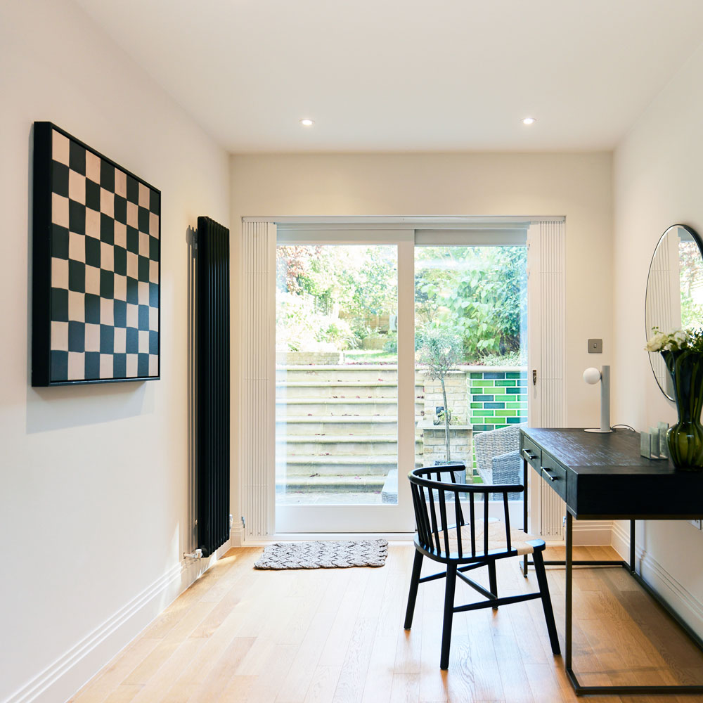 Green Lili Black & Neutral Checkerboard