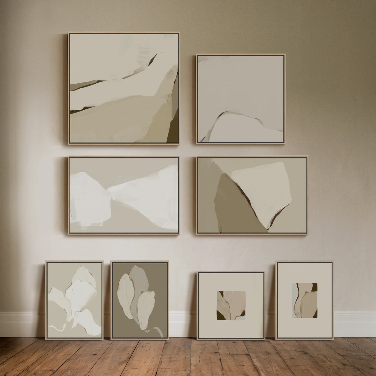 Green Lili Calming Neutrals 8 Piece Staging Pack