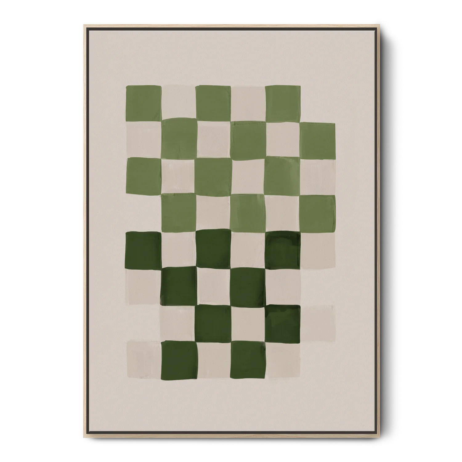 Green Lili Chequered Earth