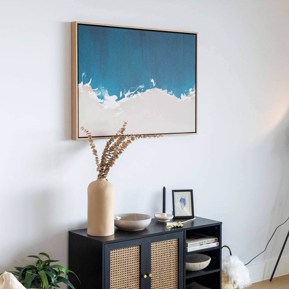 Coasted Along Coast Along Beach Canvas Art | Green Lili