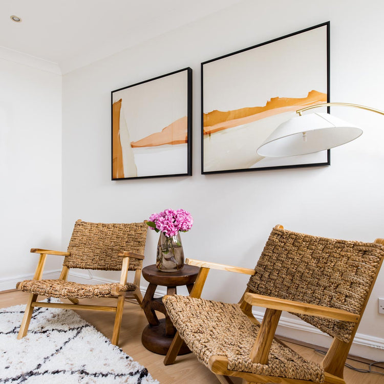 Green Lili Large / Black Desert Landscape Set