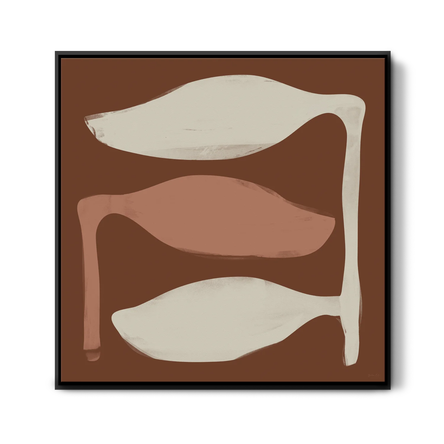 Green Lili Medium / Black Entwined