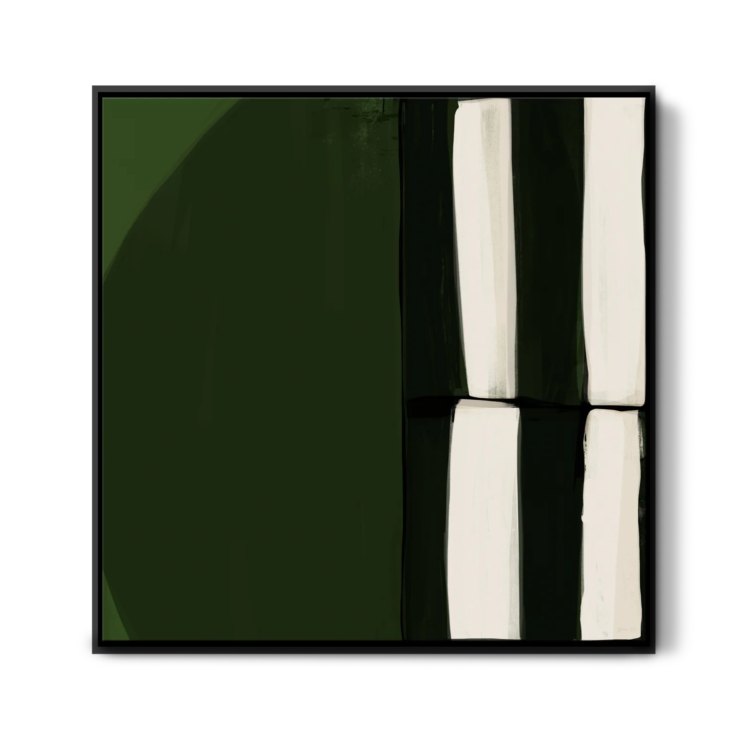 Green Lili Medium / Black Field Day