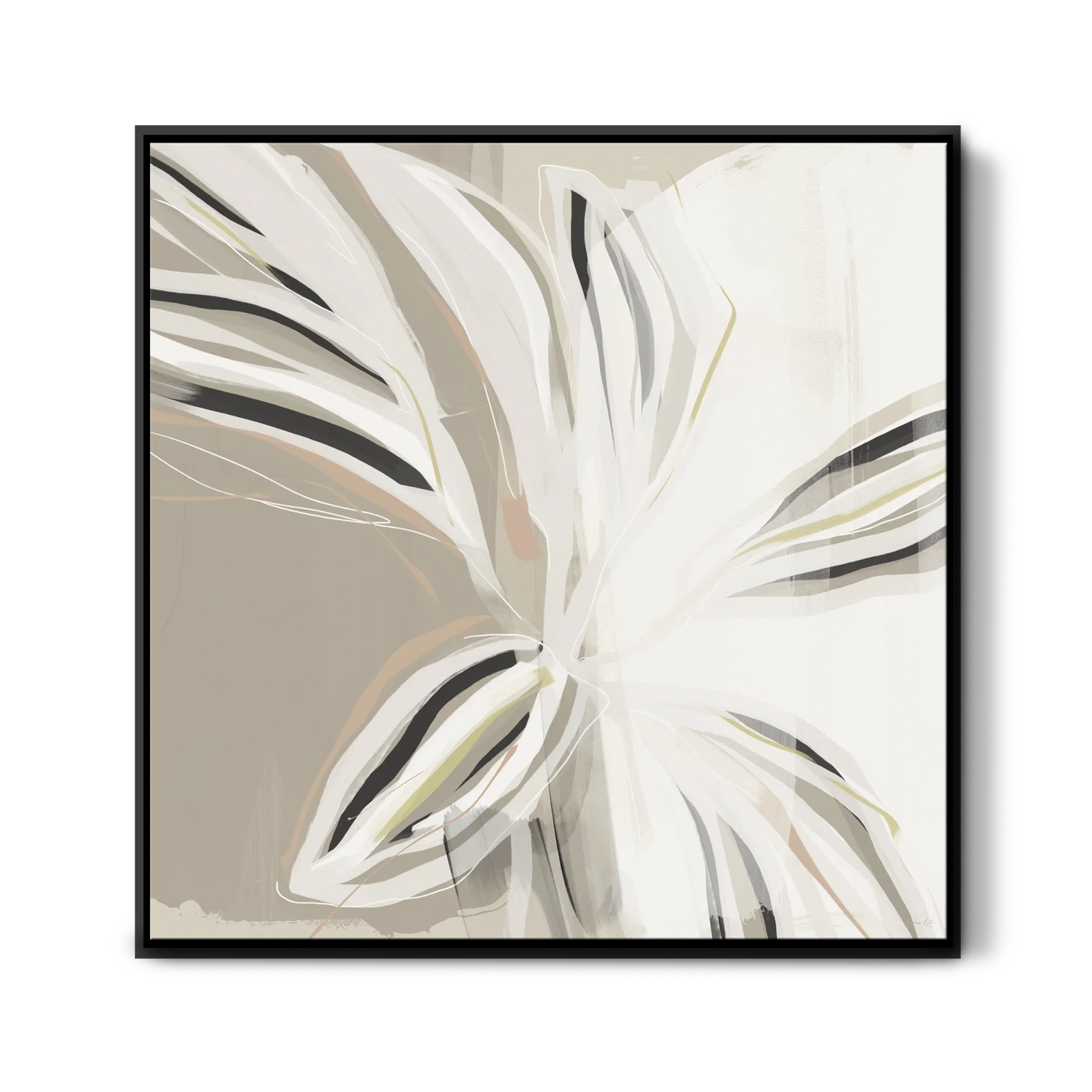 Green Lili Medium / Black Flourish