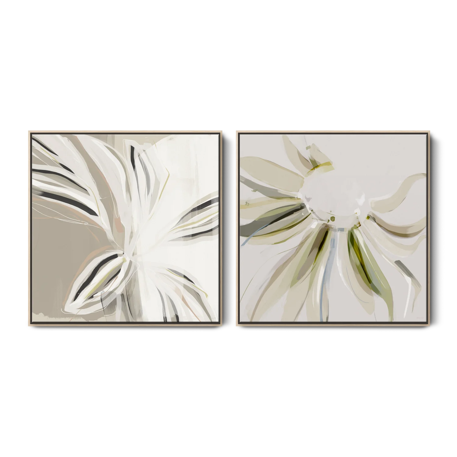 Green Lili Medium / Natural Flourish & Float On Set