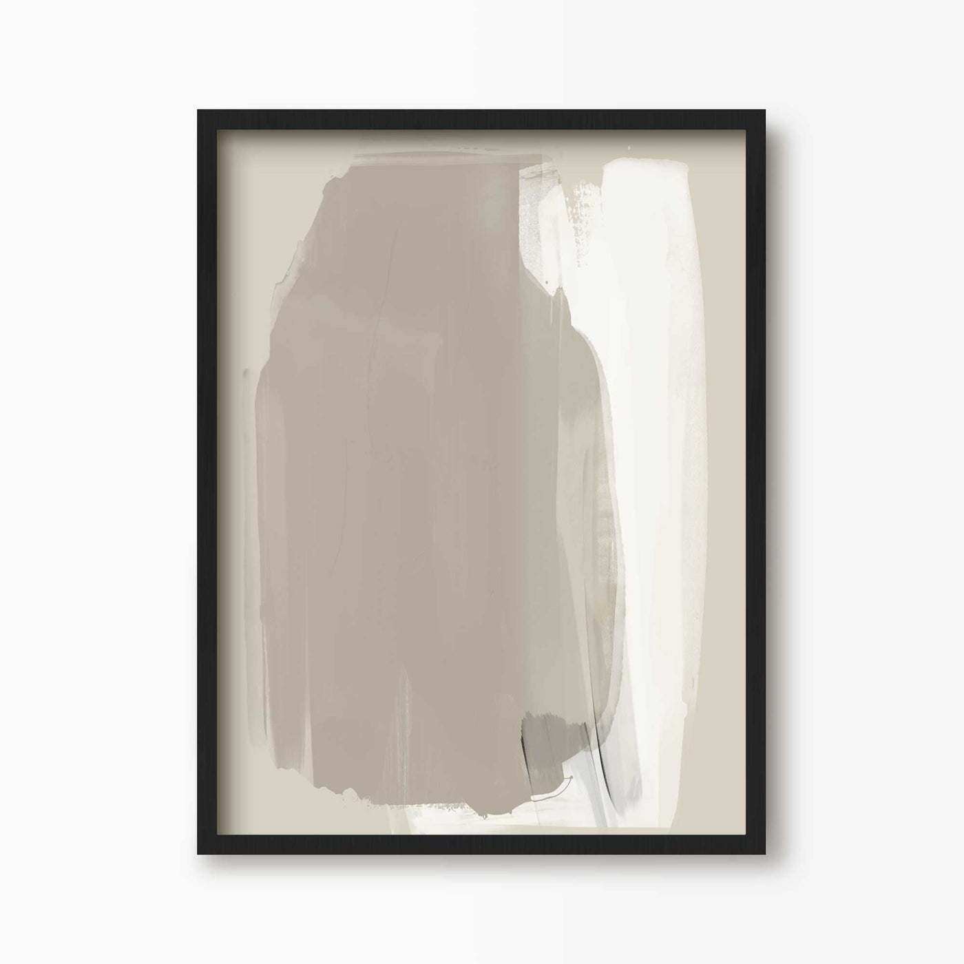 Green Lili 30x40cm / Black In It Together Abstract Art Print