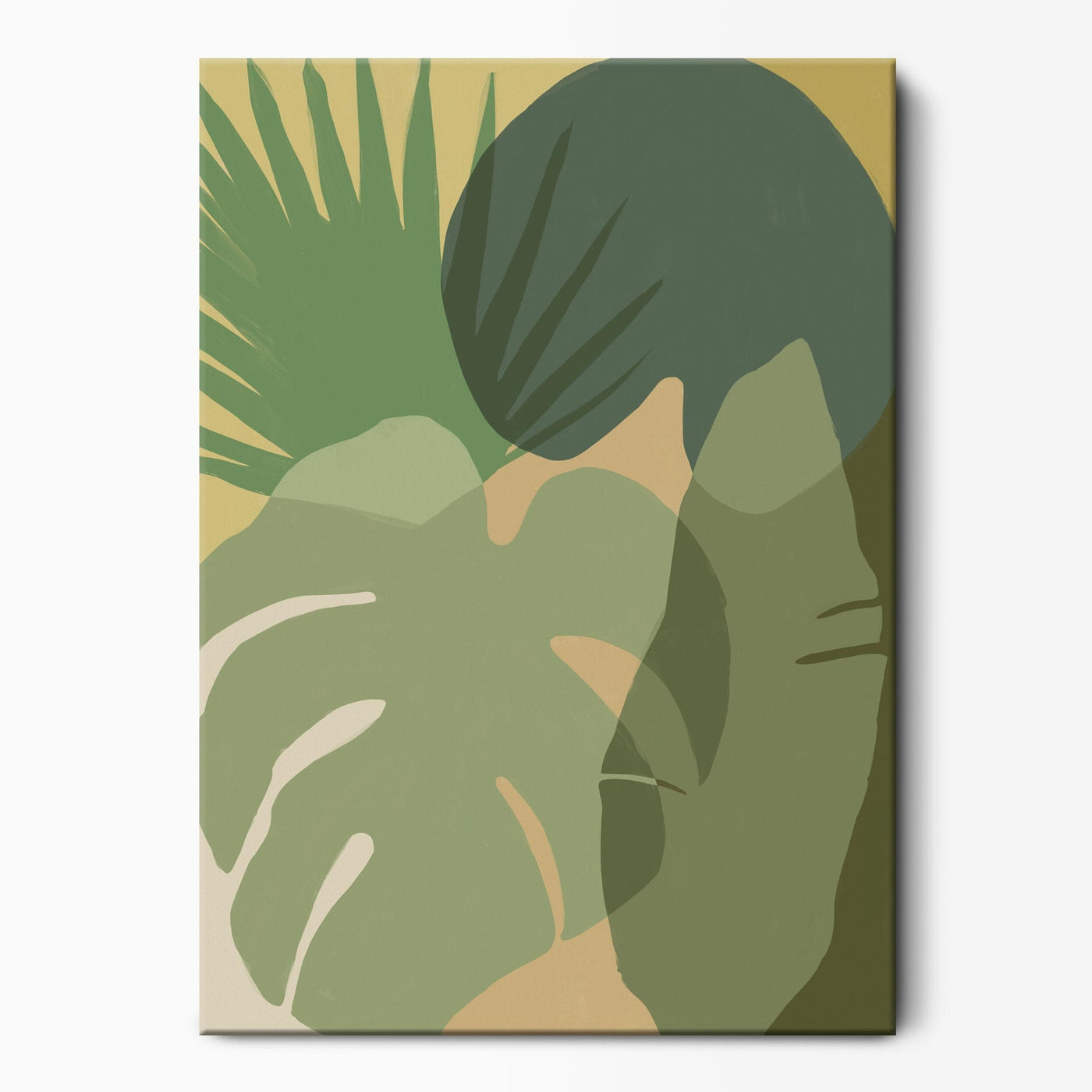 Green Lili 50x70cm / 20x28" / Unframed Jungle Joy Kids Botanical Canvas Art