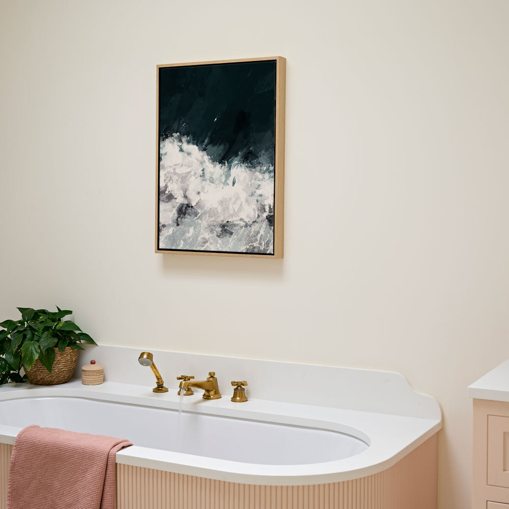 Green Lili Medium / Natural Making Waves