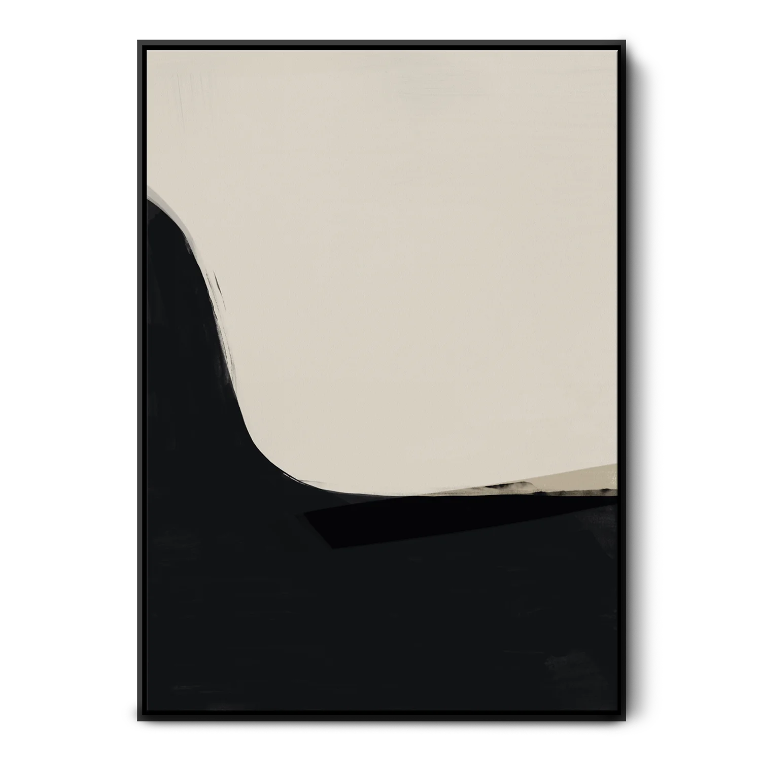 Green Lili Medium / Black Meandering