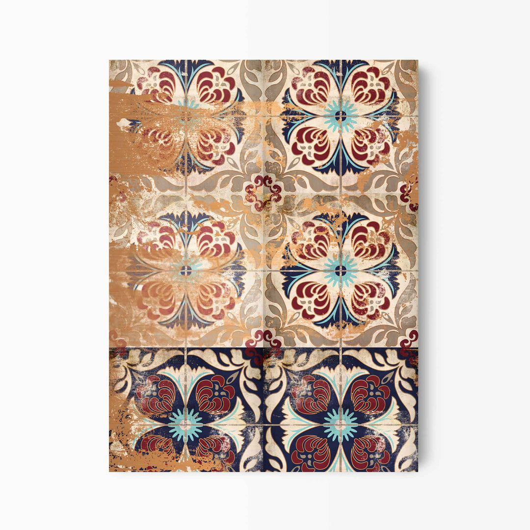 Green Lili 30x40cm / Unframed Moroccan Tiles Print