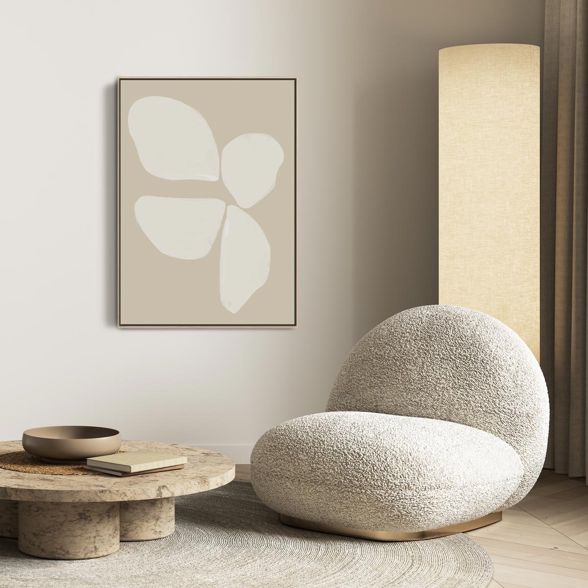 Green Lili Neutral Anemone Flower