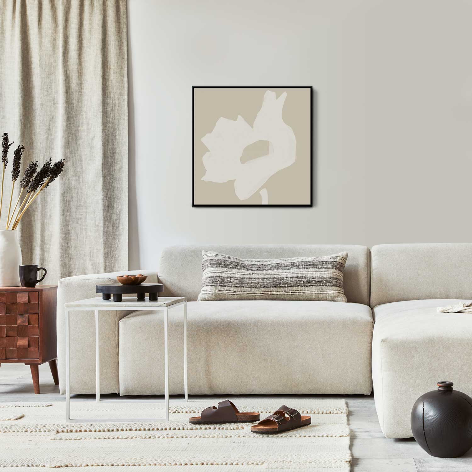 Green Lili Large / Black Neutral Poppy