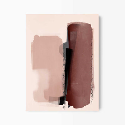 Green Lili 30x40cm / Unframed Pink Shades Abstract Art Print
