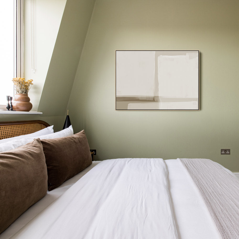 Green Lili Large / Natural Quiet Ground