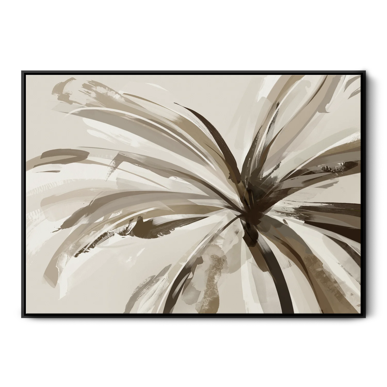 Green Lili Medium / Black Sandy Palms