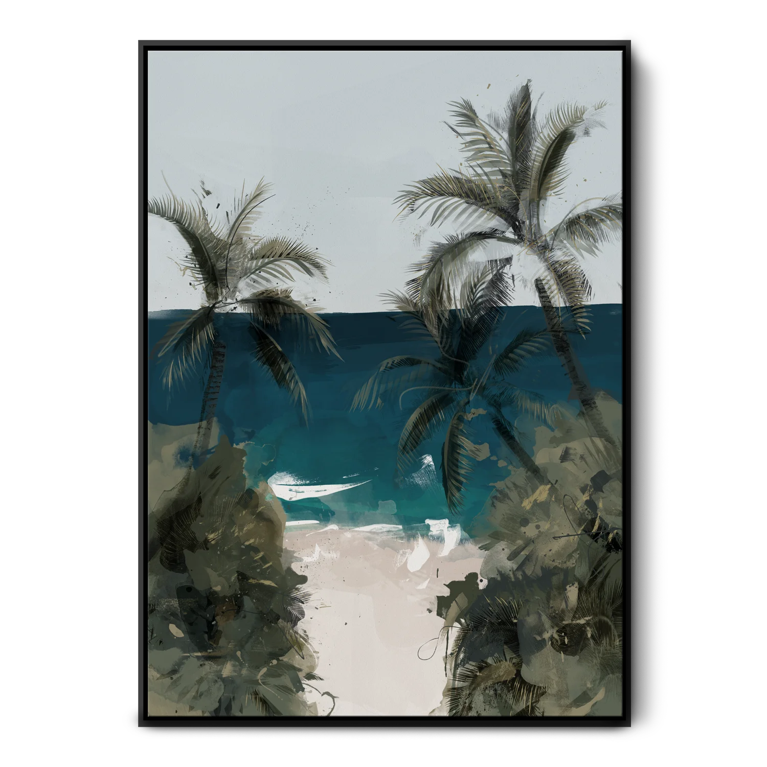 Green Lili Medium / Black Sea You There