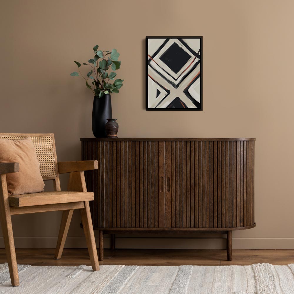 Green Lili Small / Black Shapes of Morocco