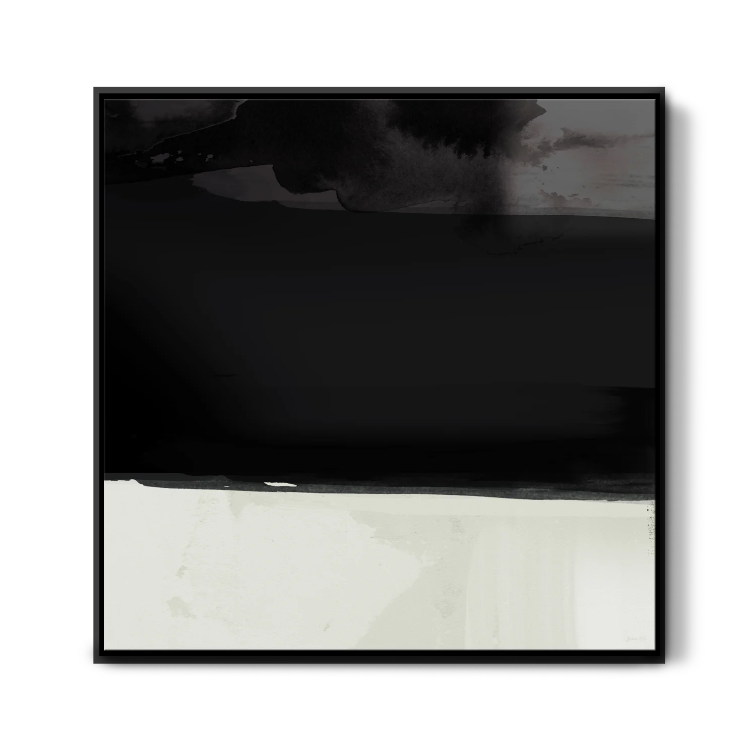 Green Lili Medium / Black Silent Seas