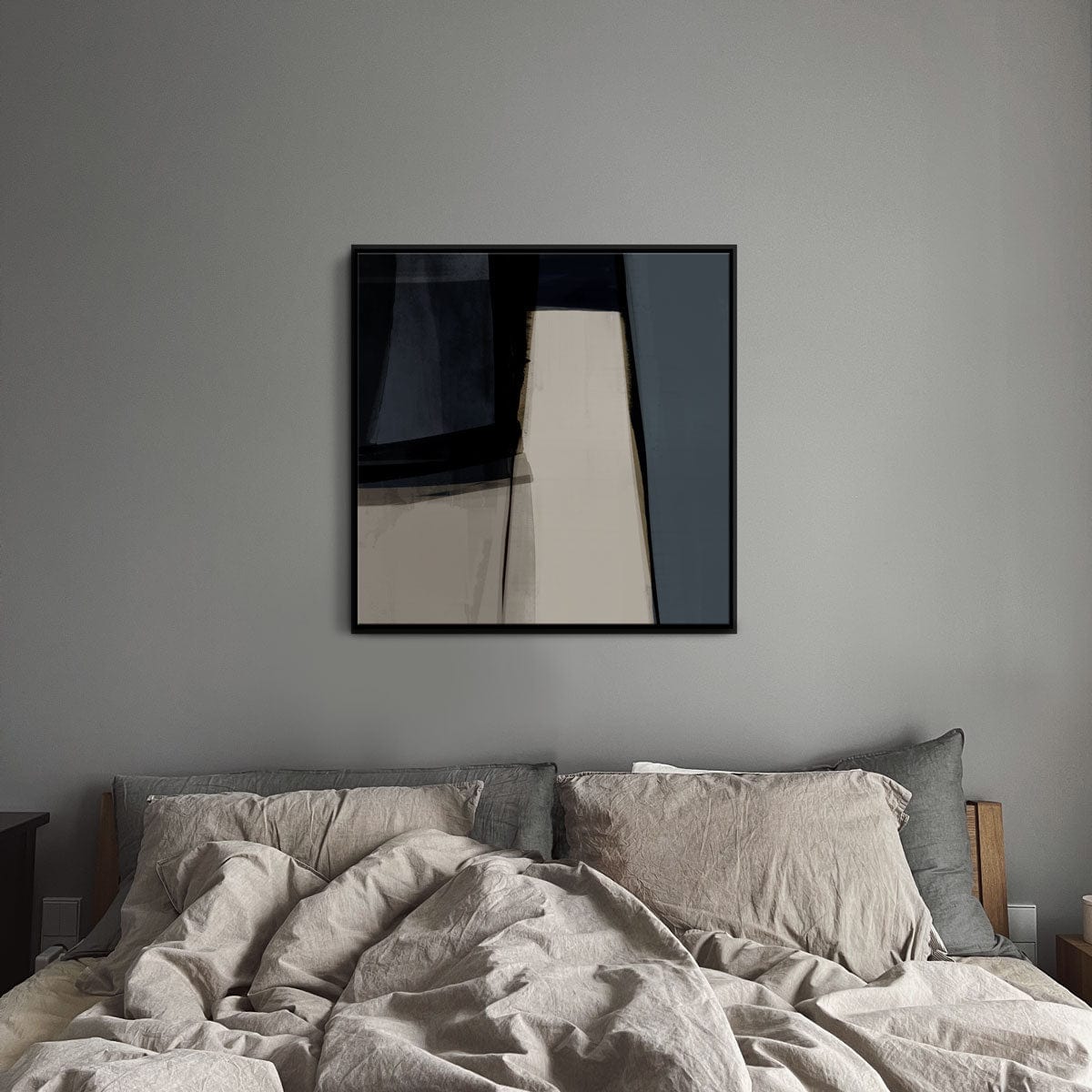 Green Lili Slow Mocean Abstract Canvas Art