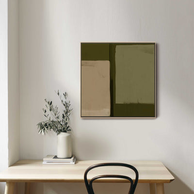 Green Lili Unwind Abstract Canvas Art