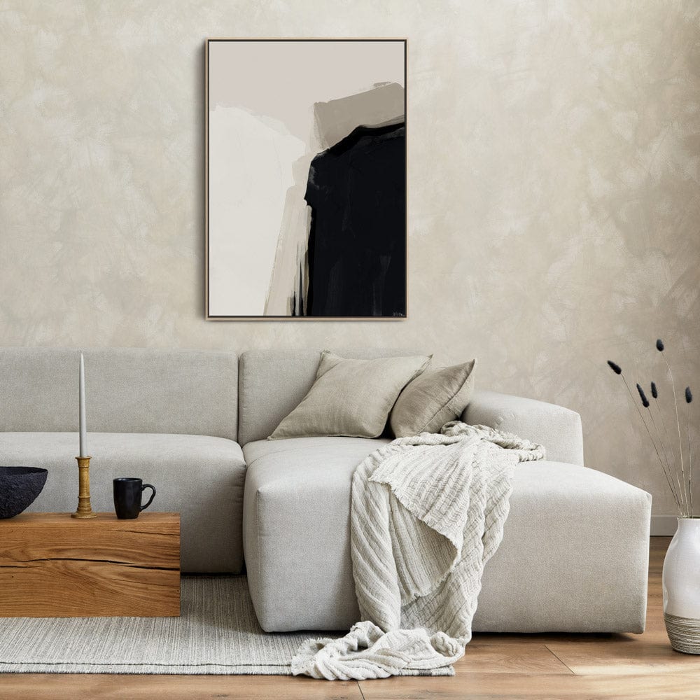 Green Lili Wonderfall Abstract Canvas Art