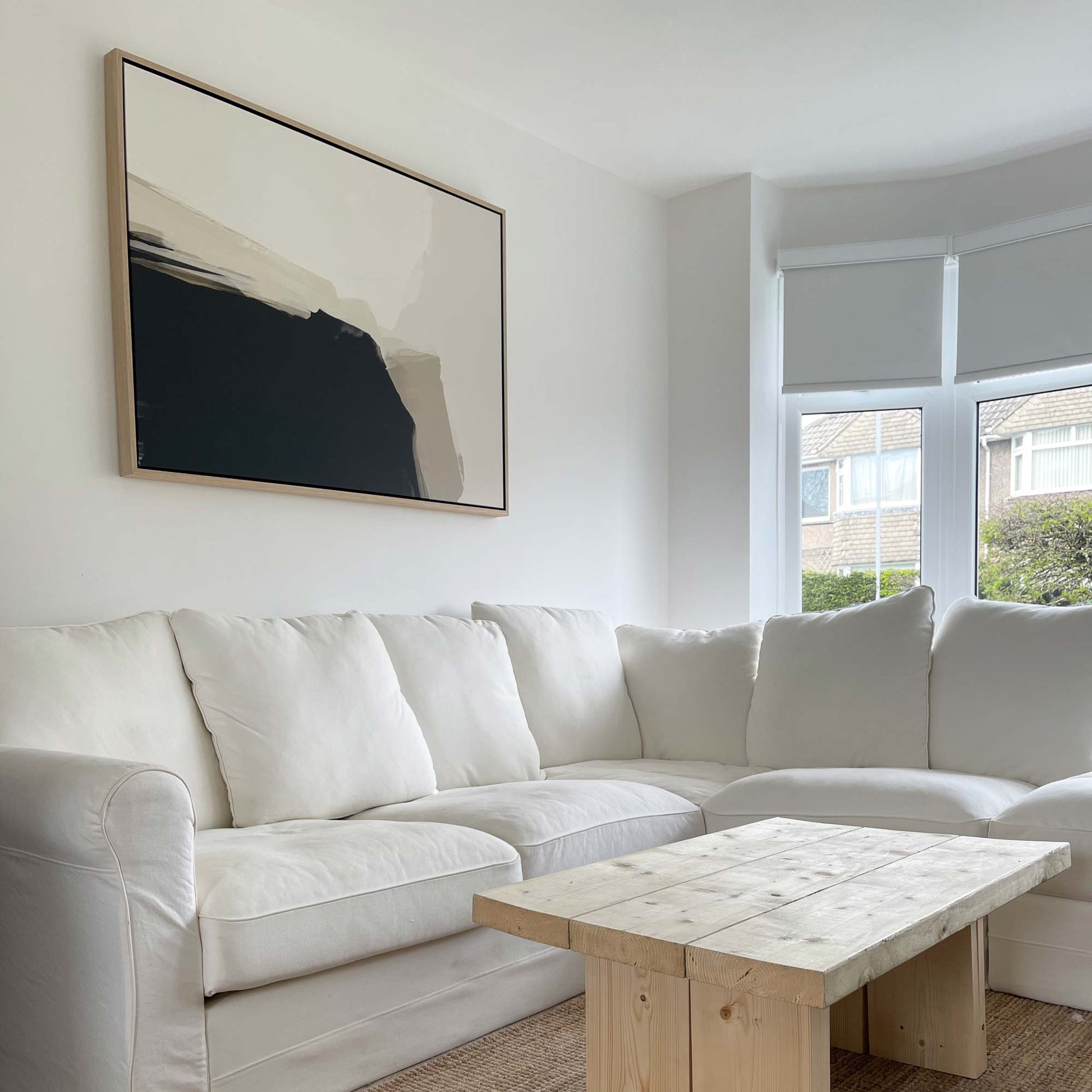 Green Lili Wonderfall Abstract Canvas Art