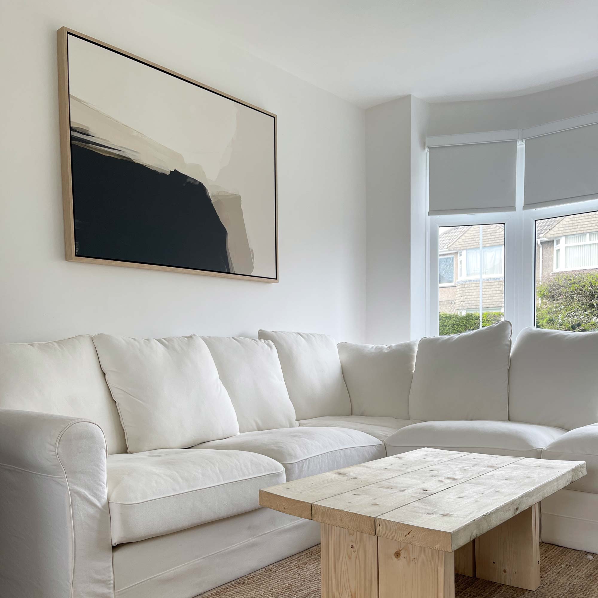 Green Lili Wonderfall Abstract Canvas Art