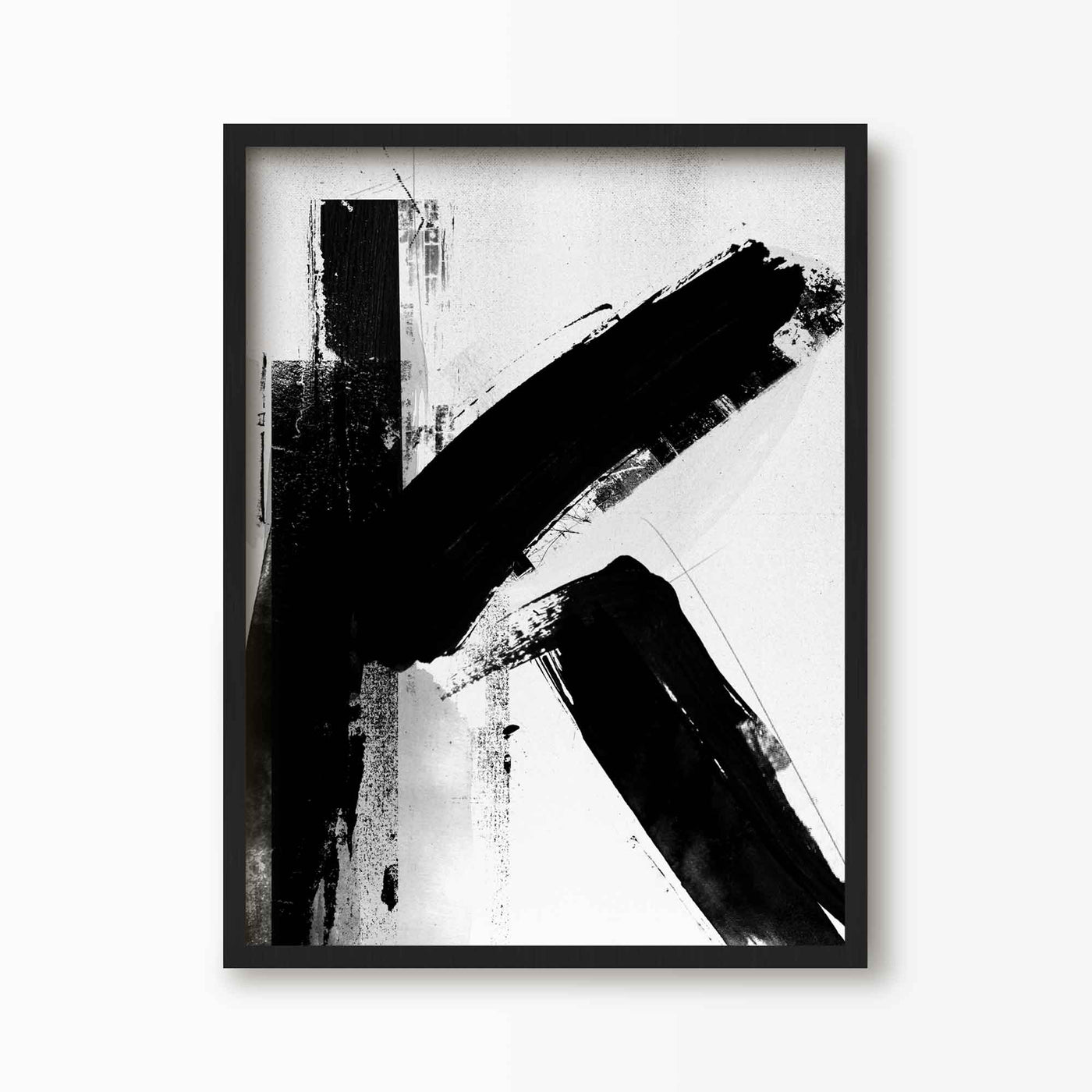 Green Lili K / 30x40cm (12x16") / Black Frame Abstract Letter Art Prints (A-M)