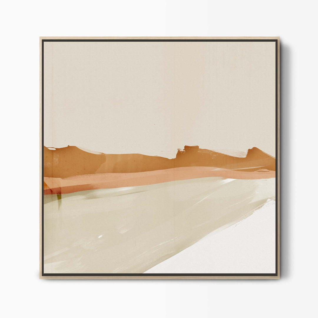Green Lili Natural* Forever Wandering Abstract Desert Canvas