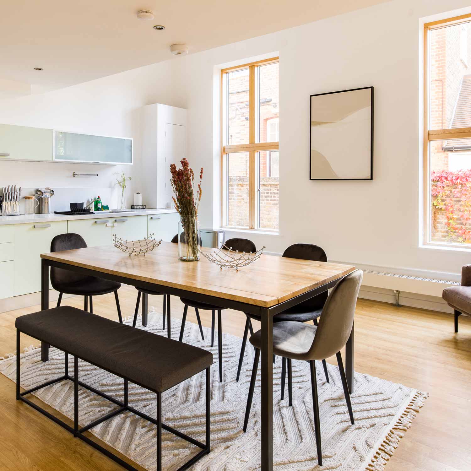 Green Lili Go With The Flow Abstract Canvas Art