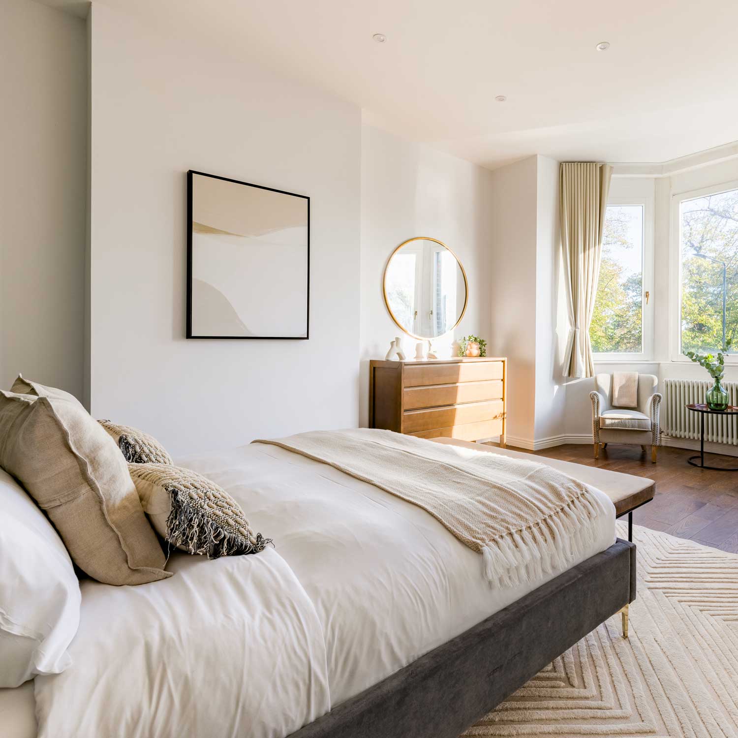 Green Lili Go With The Flow Abstract Canvas Art