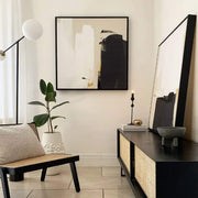 Green Lili High Spirits Framed Abstract Canvas Art