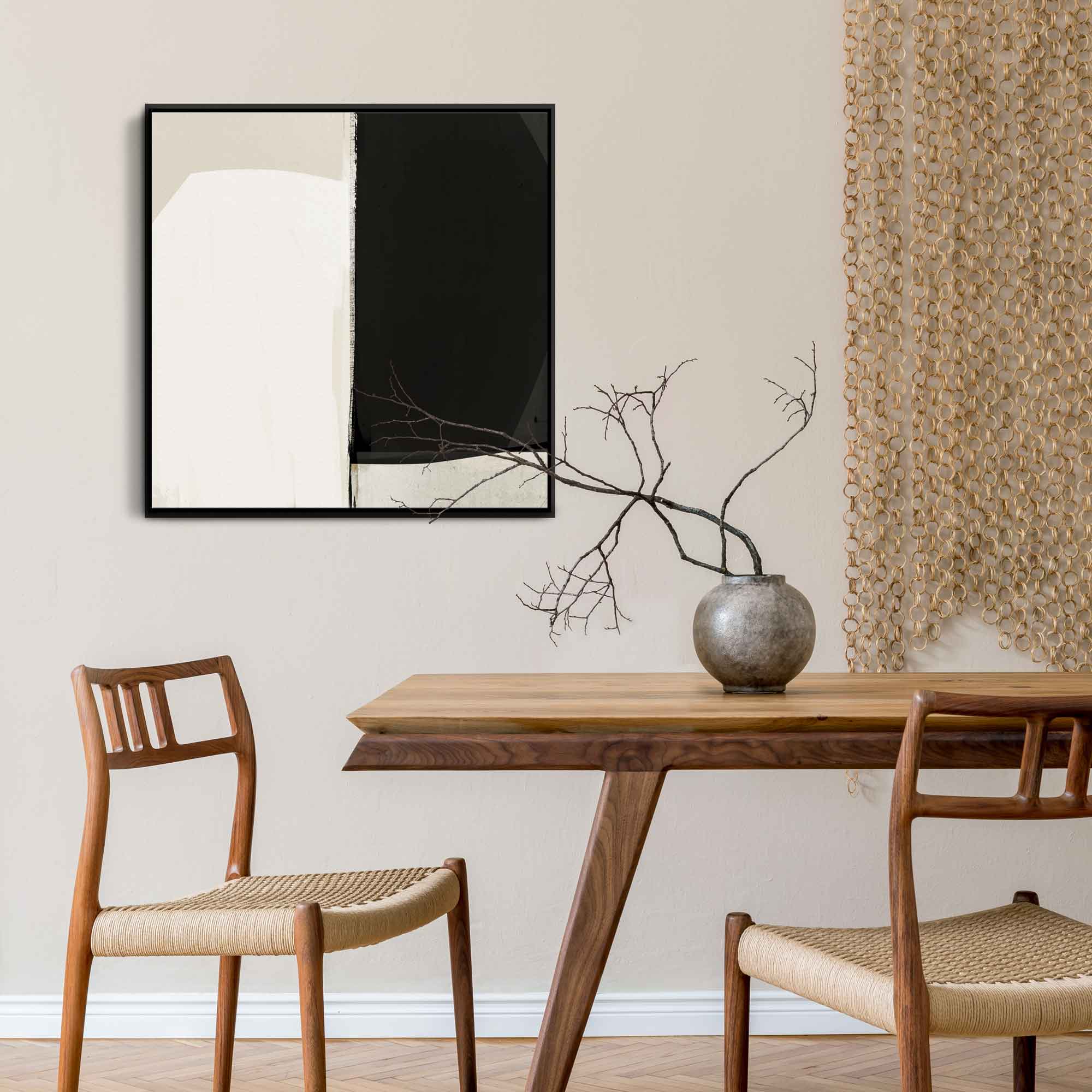 Green Lili Kindred Spirit Framed Abstract Canvas Art