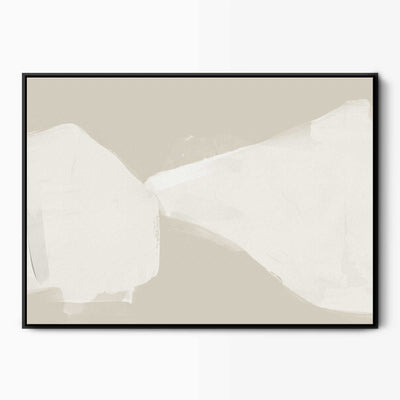Green Lili Meeting point Framed Abstract Canvas Art