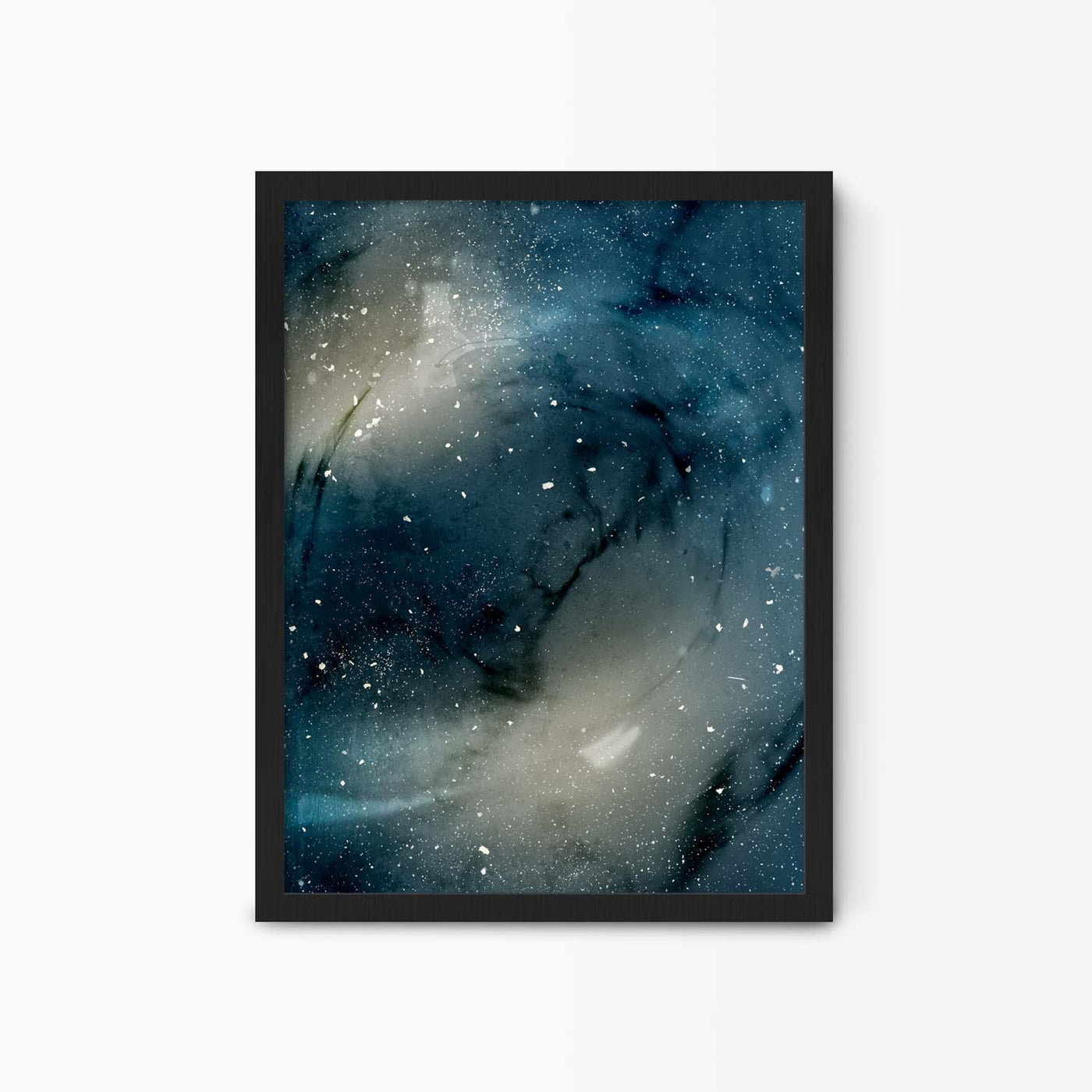 Green Lili 30x40cm (12x16") / Black Frame Outer Space Print