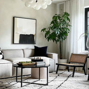 Green Lili Quiet Mind Framed Abstract Canvas Art