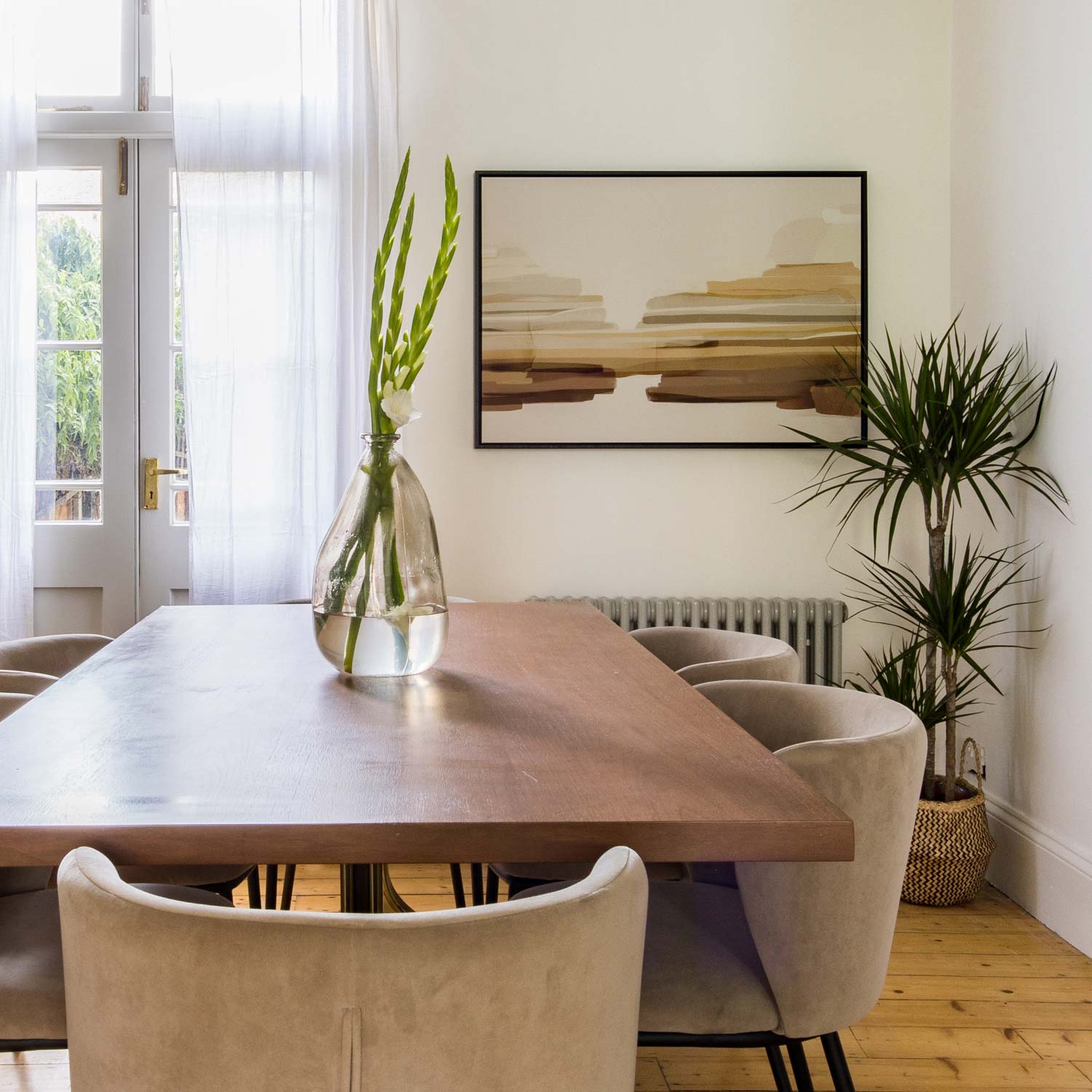 Green Lili Ready To Rock Abstract Canvas Art