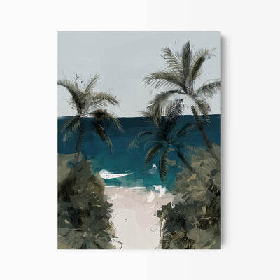 Green Lili 30x40cm (12x16") / Unframed Print Sea You There Beach Art Print