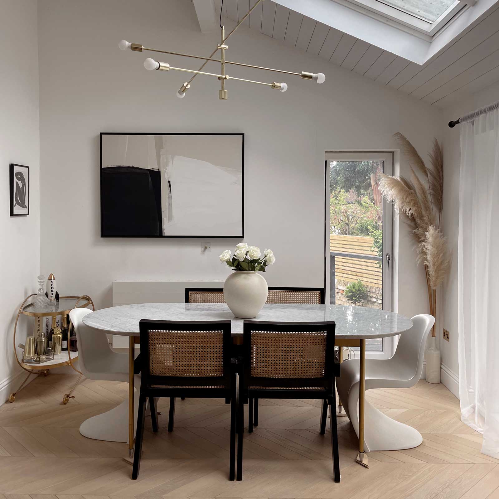 Green Lili Seas The Day Framed Abstract Canvas Art