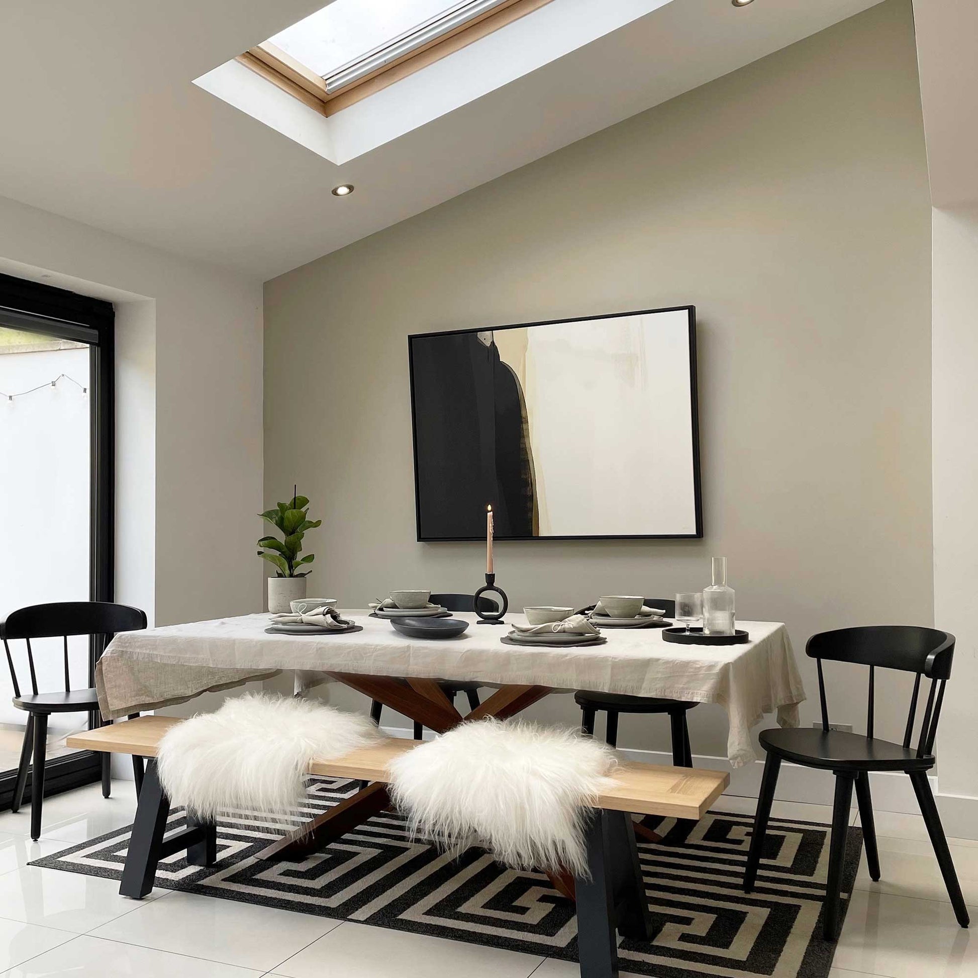 Green Lili Shore Thing Framed Abstract Canvas Art