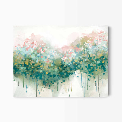 Green Lili 30x40cm (12x16") / Unframed Print The Real Teal Abstract Floral Art Print
