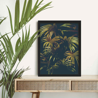 Green Lili Tropical Jungle Print