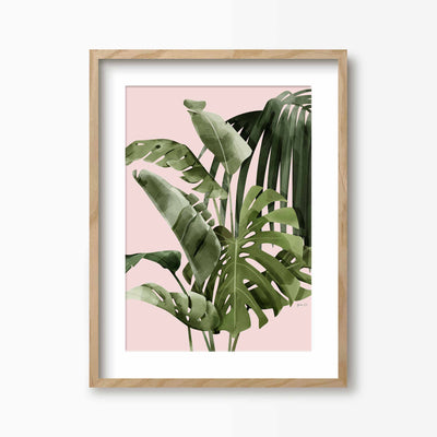 Green Lili Tropical Paradise Palm Leaf Print