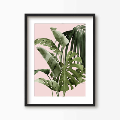 Green Lili Tropical Paradise Palm Leaf Print